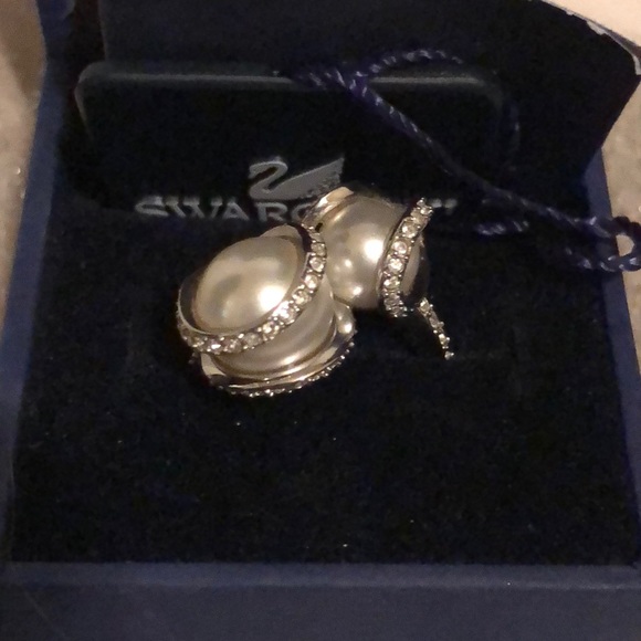 Swarovski double pearl ring size 52 - Picture 4 of 8